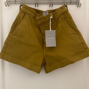 New Everlane Cotton Twill Short